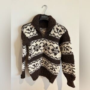 Beautiful, never worn, authentic hand- crafted Cowichan sweater.